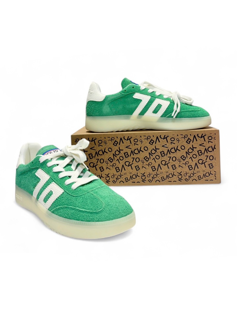 BACK70 BOSTON LS in Green Sneakers